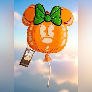 New Loungefly Stitch Shoppe Disney Minnie Mouse Pumpkin Balloon Crossbod…